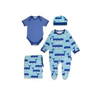 Toby Tiger Whale Waves Print Baby Gift Set | Size: 6-12 m Toby Tiger Multicolor 6-12 m