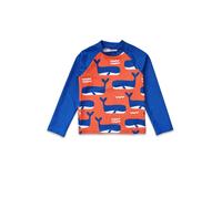 Toby Tiger Whale Waves Print Kids' Rash Vest | Size: 3-4 Years Toby Tiger Multicolor 3-4 Years