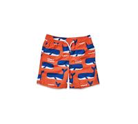 Toby Tiger Whale Waves Print Kids' Swim Shorts | Size: 4-5 Years Toby Tiger Multicolor 4-5 Years