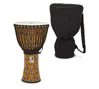 Toca 14" Djembe Freestyle Rope Tuned Kente Cloth with Bag