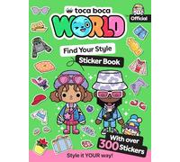 Toca Boca Find Your Style Sticker Book: a stylish sticker book based on the top 3 iPad app for kids. The perfect gift for kids 8, 9, 10, 11, 12! NEW for Summer 2026!