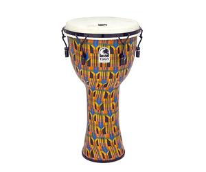 TOCA Djembe Freestyle Mech. Tuned Kente Cloth 12'' SFDMX-12K