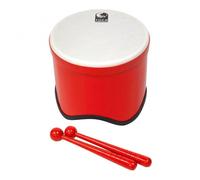 TOCA World Percussion Freestyle 2 Tom Tom (optimal drum for drum circles, schools & kindergartens, made of robust synthetic material, diameter: 9.5", height: 8"), Red