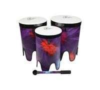 Toca Nesting Drums Freestyle II Tom Tom, 3 pcs Set, Size 12"/14"/16", Woodstock Purple, TSSNT-3PCWP-FDP