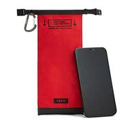 TOCA No Signal Sleeve - RFID Blocking Faraday Bag, Keyless Go & Smartphone/Laptop Protection, Data Privacy Shield, Water-resistant, Compact Red