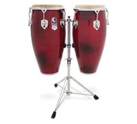 Toca Synergy DLX 10" & 11" Conga Set w/ Stand Wine Fade