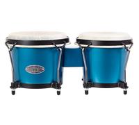 Toca Synergy Wood Bongos 6" & 6 3/4" Matte Ocean Blue 2100OB
