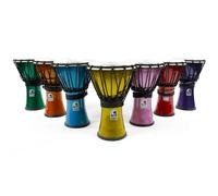 Toca TFCDJ-7MS Freestyle Colorsound djembe set of 7 djembes