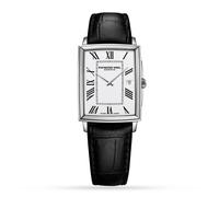 Raymond Weil Toccata Men's Black Leather Strap Watch