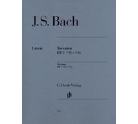Toccaten BWV 910-916 Johann Sebastian Bach Book [Softcover] Piano G. Henle Verla