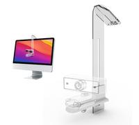 TOCCOOL Acrylic Center Screen Webcam Mount, Transparent Monitor Holder for Laptop and Desktop, Compatible with Logitech MX Brio C920 C922 C930 Webcams