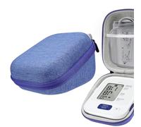 TOCCOOL EVA Hard Case for Blood Pressure Monitor - Travel Storage Compatible with Omron 3 Series, Shockproof & Water-Resistant Protective Box (Blue)