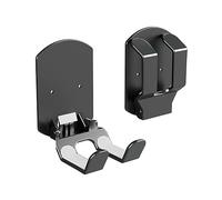 TOCCOOL Foldable Controller Wall Mount, No-Drill Adhesive Holder for PS5, Xbox, Switch & 8BitDo Controllers, Space-Saving Desk or Wall Organizer, 2-Pack (Black)