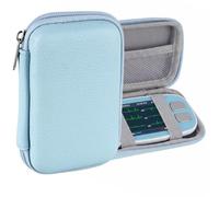 TOCCOOL Hard Case Compatible with EMAY 6L/EMAY ECG EKG Monitor, Shockproof Travel Carrying Storage Bag for Portable Heart Rate Electrocardiogram Monitor (Light Blue, Case Only)