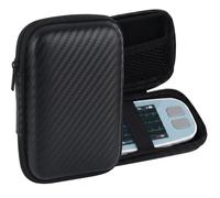 TOCCOOL Hard Case Compatible with EMAY 6L/EMAY ECG EKG Monitor, Shockproof Travel Carrying Storage Bag for Portable Heart Rate Electrocardiogram Monitor (Black, Case Only)