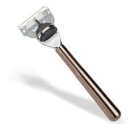 TOCCOOL Metal Razor Handle Replacement, Men's Shaving Razor Handle, Shaver Handle Compatible with Gillette Fusion 5 Power & Proglide Shield Blade Refill (Grey)