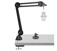 TOCCOOL Microphone Arm Compatible with AKG Lyra Ultra-HD, P120, P220, C214 Mic Boom Arm Adapter with Tabletop Flange Mount, Podcast Mic Stand, Desk Mount