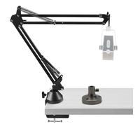 TOCCOOL Microphone Arm Compatible with AKG Lyra Ultra-HD, P120, P220, C214 Mic Boom Arm Mount with Tabletop Flange Adapter, Suspension Stand, Desk Mount Holder
