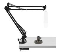 TOCCOOL Microphone Boom Arm, Heavy Duty Mic Arm Compatible with Rode NT-USB, NT1-A, NT1, NT-USB Mini, Desk Mount Stand with Table Flange Adapter, Adjustable Scissor Suspension Holder