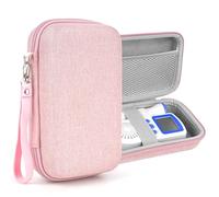 TOCCOOL Protective Carrying Case for Fetal Doppler Heart Monitor, Water-Resistant Travel Storage Bag Compatible with VCOMIN, CONTEC, Jumper, Portable Hard Pouch for Pregnant Women (Pink)