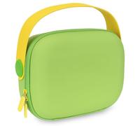 TOCCOOL Travel Makeup Bag, Portable EVA Material Makeup Storage Bag with Hand Strap, Large Capacity Cosmetic Bag for Women, Essential Organizer for Makeup with Compartment, Green, Modern