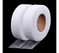 Toced 2 Rolls Iron On Hemming Tapes 70 Yard, No Sewing Required, Perfect for Ironing, Bonding, Patching clothing, Fabric fusing, School badges, trousers etc, Extra Strong