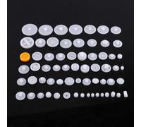 Tocekat Plastic Motor Gears DIY Robot Gear Kit, Pulley Belt Single Double Crown Worm Gears Set Robot Gear Kit Accessories for DIY Model (64 Kinds)