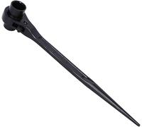 TOCHUN 19mm x 21mm Ratchet Podger Spanner, Heavy Duty Scaffold Wrench with Quick Release