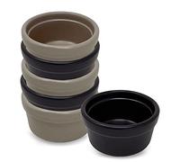 ToCi Mini Tapas Bowls - Snack Bowls & Dip Bowls for Chips Sauces Sweets - Nibble Bowls Raclette - Small Bowls Made of Ceramic - Ideal for Antipasti Meze or Kahvalti ... (Mix)