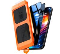 TOCOL 2 Pack for iPhone 12/iPhone 12 Pro Privacy Screen Protector 6.1-Inch, True 25°Anti Spy, Instant Installation, Tempered Glass, Case Friendly, Coverage Protection