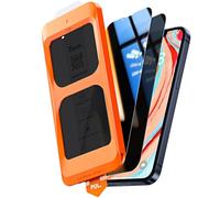 TOCOL 2 Pack for iPhone 14 Privacy Screen Protector 6.1-Inch, True 25°Anti Spy, Instant Installation, 16FT Military Grade Shatterproof, Tempered Glass, Case Friendly, HD Coverage Protection