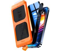 TOCOL 2 Pack for iPhone 14 Pro Max Privacy Screen Protector 6.7-Inch, True 25°Anti Spy, Instant Installation, 16FT Military Grade Shatterproof, Tempered Glass, Case Friendly, Coverage Protection