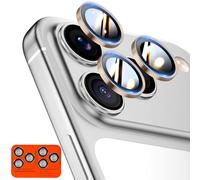 TOCOL 2 Pack for iPhone 15 Pro Max/iPhone 15 Pro Camera Lens Protectors, Individual Tempered Glass Protectors, Anti-Scratch, Easy Installation, Ultra HD Night Shooting Mode, Desert