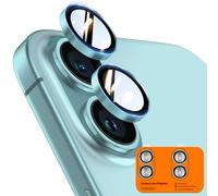 TOCOL 2 Pack for iPhone 16 / iPhone 16 Plus Camera Lens Protectors, Individual Tempered Glass Protectors, Anti-Scratch, Easy Installation, Ultra HD Night Shooting Mode, Green