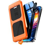 TOCOL 2 Pack for iPhone 16 Plus/iPhone 15 Plus Privacy Screen Protector 6.7-Inch, True 25°Anti Spy, Instant Installation, Tempered Glass, Case Friendly, HD Full Coverage Protection