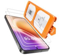 TOCOL 2 Pack for Samsung Galaxy S24 FE Screen Protector 6.7-Inch, Instant Installation, Tempered Glass HD Clear, Military Grade Shatterproof Protection Case Friendly Anti-Shatter Anti-Scratch