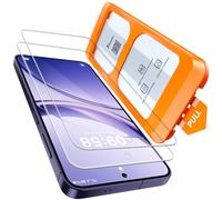 TOCOL 2 Pack for Samsung Galaxy S24 Plus Screen Protector 6.7-Inch Instant Installation, 14FT Military Grade Shatterproof, 9H+ Hardness Tempered Glass HD Clear Protection No Bubbles No Dust