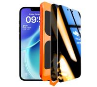 TOCOL 2 Pack Privacy Screen Protector for iPhone 17e 6.1-Inch, True 25°Anti Spy, Instant Installation, Tempered Glass Shatterproof, Case Friendly, Full Coverage Protection