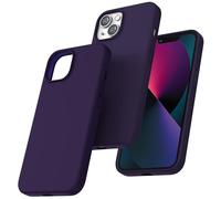 TOCOL for iPhone 13 Case, Liquid Silicone, Midnight Purple