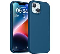 TOCOL for iPhone 14 Case, Liquid Silicone, Midnight Blue