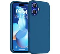 TOCOL for iPhone 16 Case, Liquid Silicone, Midnight Blue