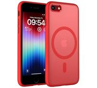 TOCOL for iPhone SE 3/2, iPhone 8/7 Case, Compatible with MagSafe, Red