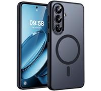 TOCOL Magnetic for Galaxy S26 Case, Built-in Magnetic Ring, Drop Protection Slim Translucent Matte Back for S26 Case 6.3 inch, Black