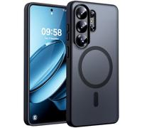 TOCOL Magnetic for Galaxy S26 Ultra Case, Built-in Magnetic Ring, Drop Protection Slim Translucent Matte Back for S26 Ultra Case 6.9 inch, Black