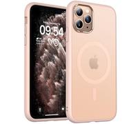 TOCOL Magnetic for iPhone 11 Pro Max Case 6.5-Inch, Fit for MagSafe, [14FT Military Grade Drop Tested], Shockproof Slim Anti-Fingerprint Translucent Matte Back Protective Phone Cover (Desert)