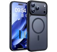 TOCOL Magnetic for iPhone 17 Pro Case with Camera Control Capture Button, Compatible with MagSafe, Built-in Magnets, Drop Protection Translucent Matte Phone Case for iPhone 17 Pro (Key Black)