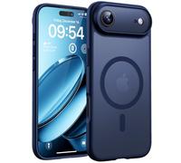 TOCOL Magnetic for iPhone Air Case 6.5-Inch, Compatible with MagSafe, Full Camera Protection, Built-in Magnetic Ring, Drop Protection Shockproof Translucent Matte for iPhone 17 Air (Dark Blue)