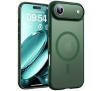 TOCOL Magnetic for iPhone Air Case 6.5-Inch, Compatible with MagSafe, Full Camera Protection, Built-in Magnetic Ring, Drop Protection Shockproof Translucent Matte for iPhone 17 Air (Alpine Green)