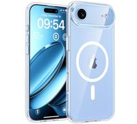TOCOL Magnetic for iPhone Air Case 6.5-Inch, Compatible with MagSafe, Full Camera Protection, Never Yellowing Drop Protection Shockproof for iPhone 17 Air (Clear)