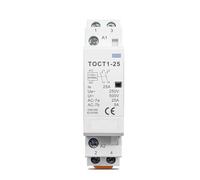 TOCT1-25 2P 25A 110V COIL 50/60Hz Din Rail Household AC Modular Contactor 2NO(2NO)